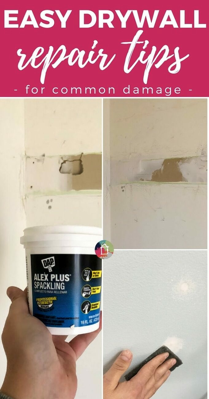 How To Spackle A Wall: Fixing 3 Common Types Of Holes In Drywall